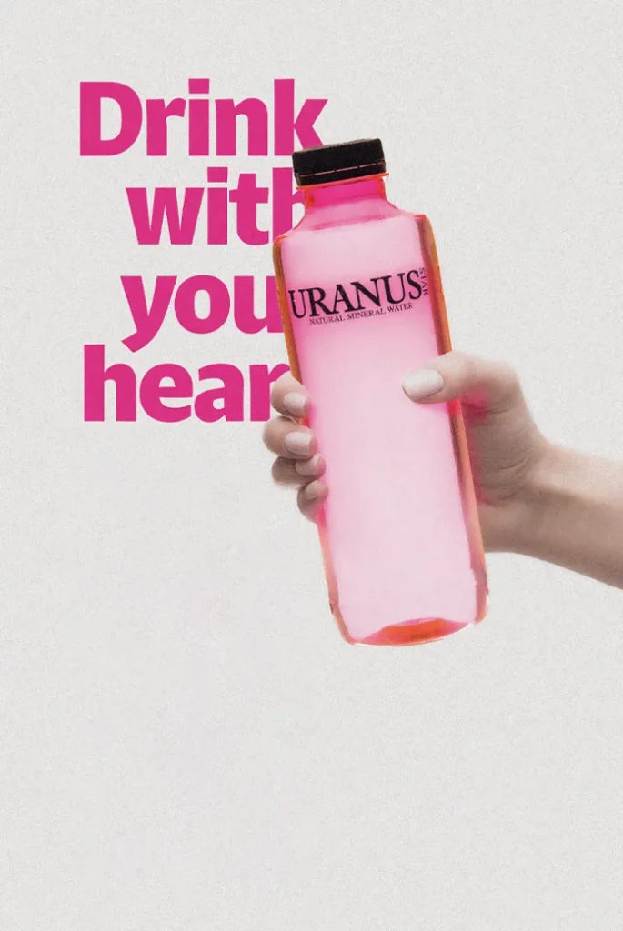 Uranus Mineral Water Visual Identity